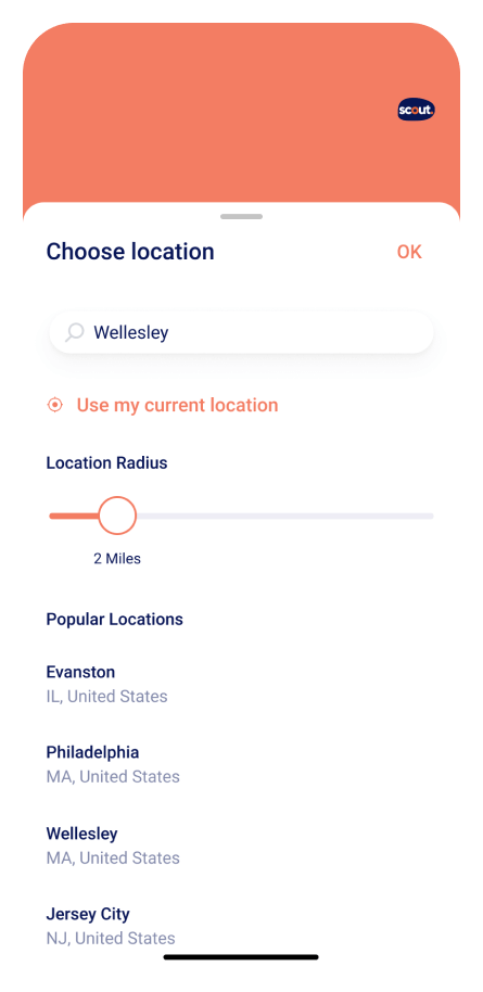 choice of location